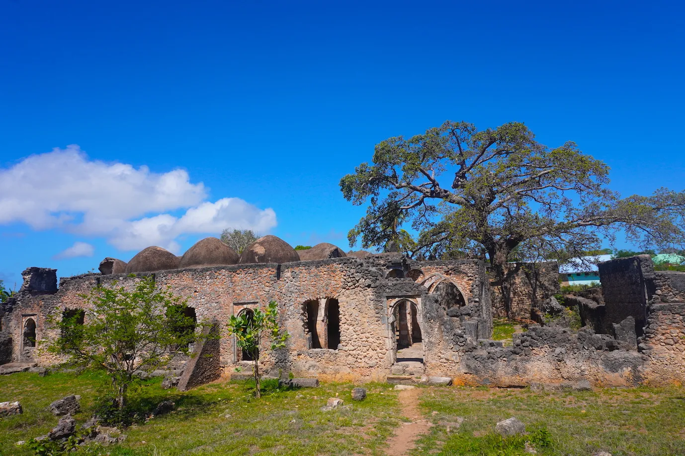 Stone ruins at Kilwa Kisiwani
