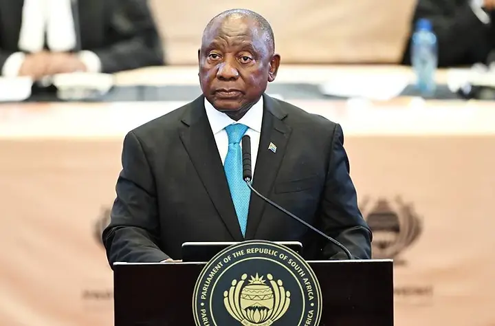 Ramaphosa says South Africa’s absence from the G7 summit should not surprise anyone as France denies US pressure claims.