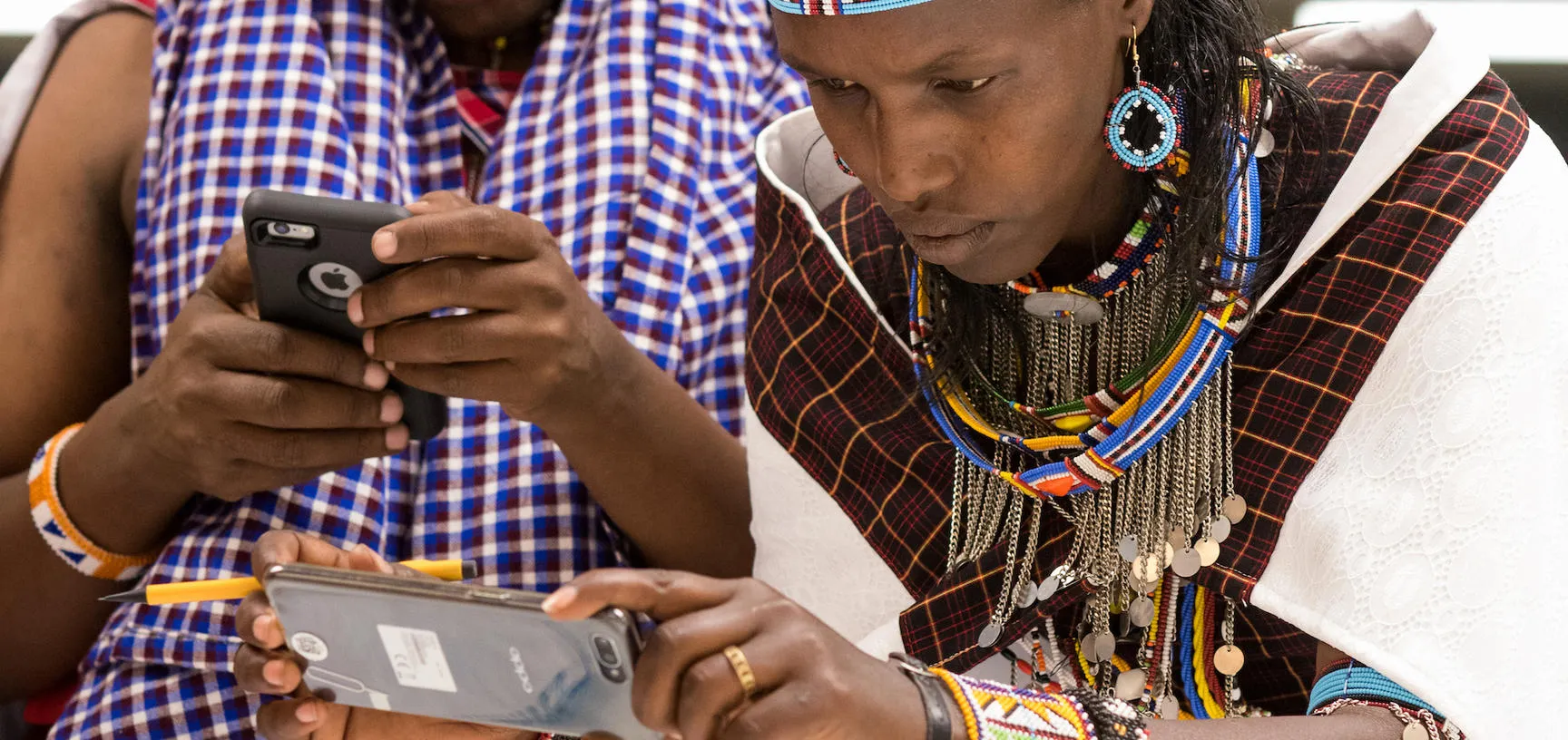 Maasai community members at OXford universty