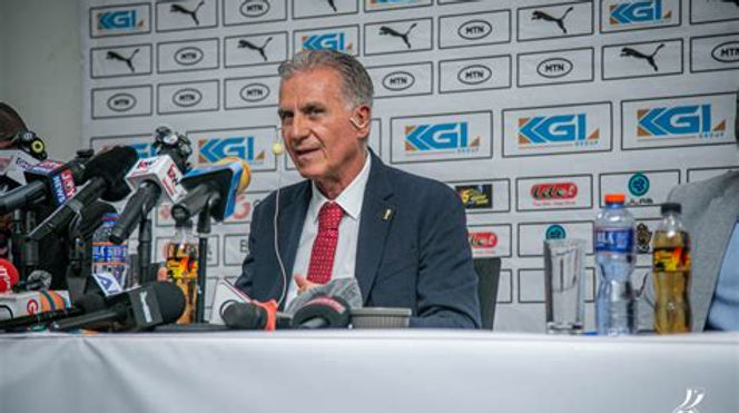 Ghana awaits new coaching arrangements after Carlos Queiroz's exit. The Morocco friendly is cancelled ahead of November's AFCON qualifiers.
