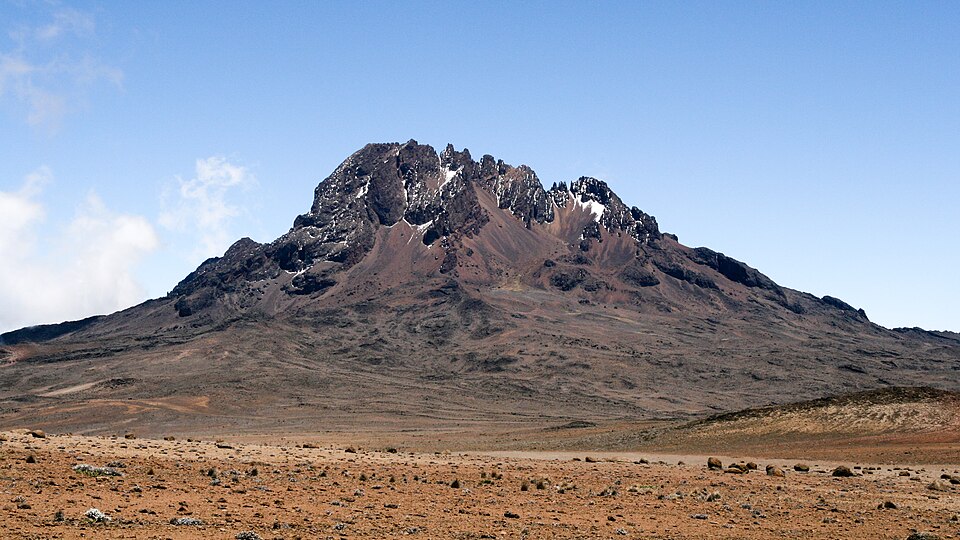 The rugged Mawenzi massif