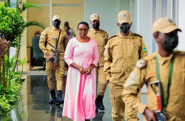 Rwandan opposition leader Victoire Ingabire challenges Article 106 in the Supreme Court, arguing the law undermines judicial neutrality.