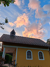 cloud formation near the chapel