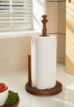 Wooden kitchen tissue paper holder stand image 2