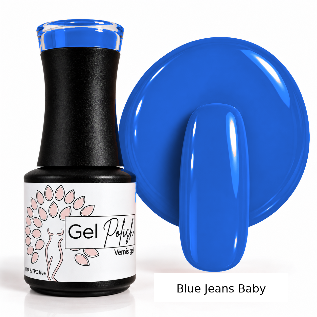 Vernis gel UV bleu Blue Jeans baby