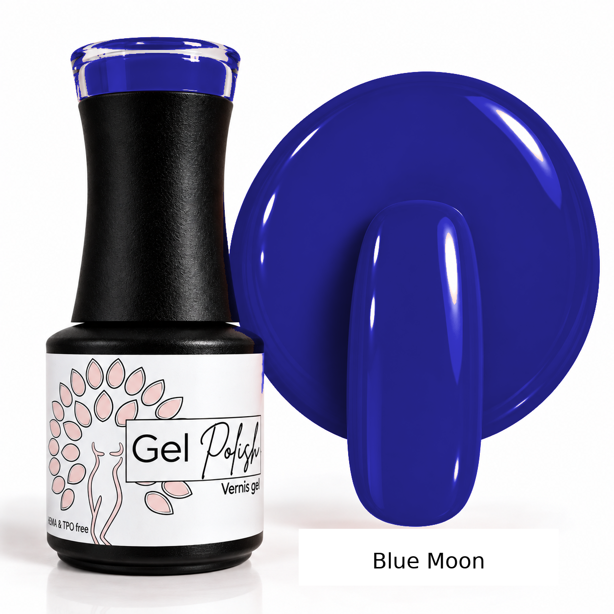 Vernis gel UV bleu Blue moon