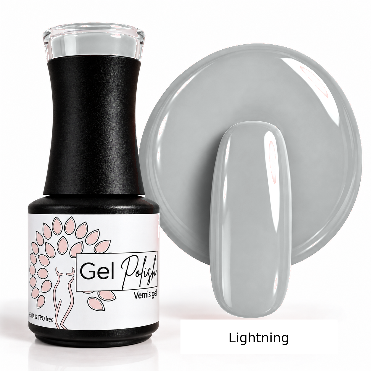 Vernis gel UV gris Lightning