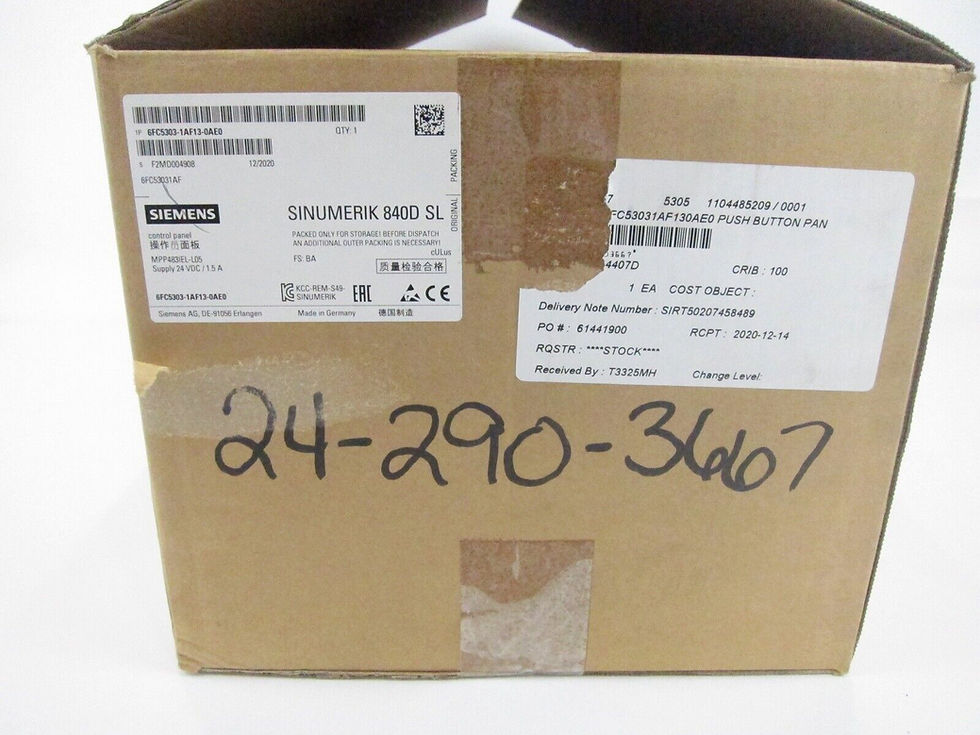 Siemens 6FC5303-1AF13-0AE0 Sinumerik Push Button Panel MPP 483 IE/L-L05