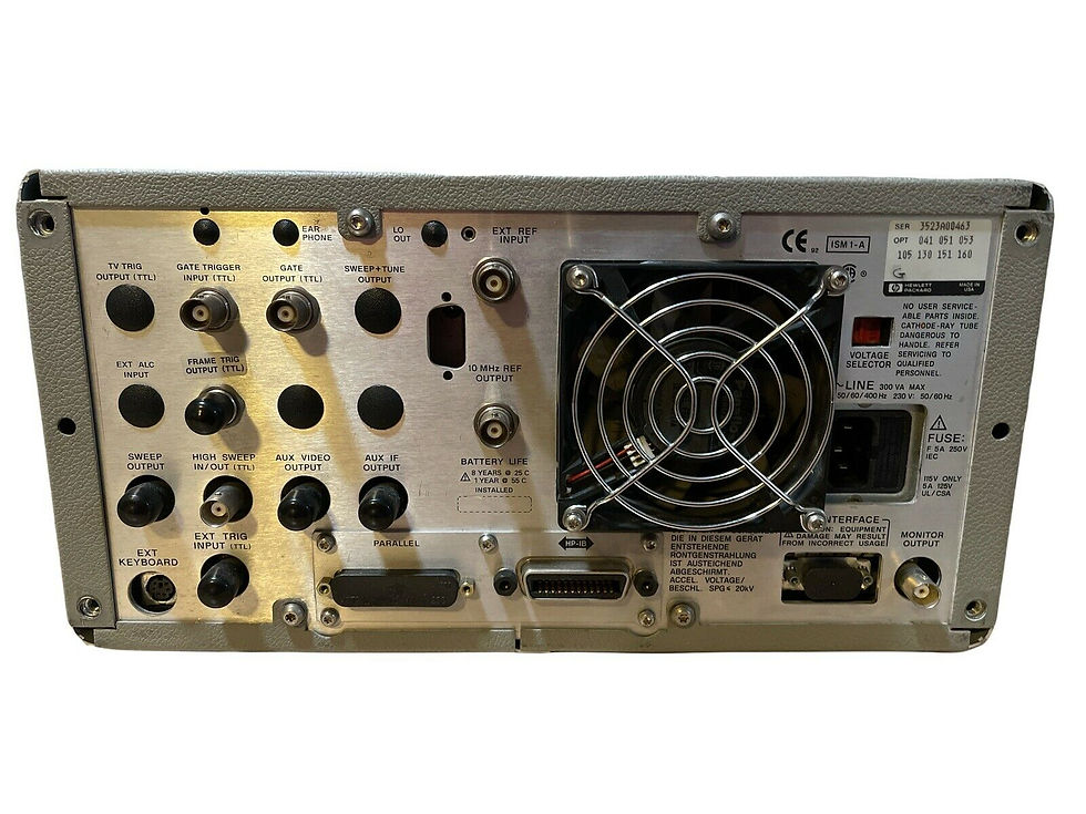 Thumbnail: HP 8596E Portable Spectrum Analyzer, 9 kHz to 12.8 GHz