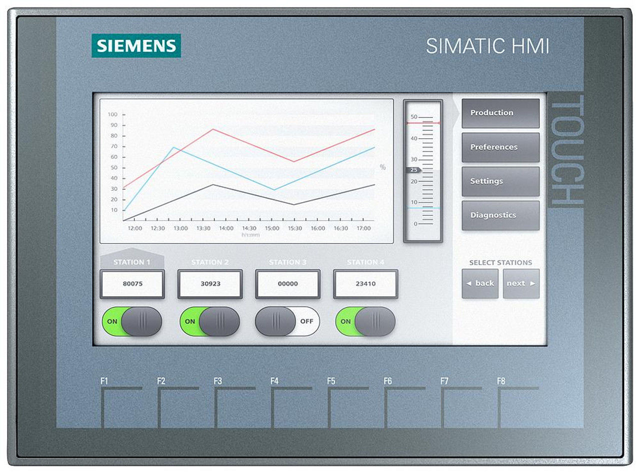 Siemens 6AV2123-2MB03-0AX0 Touch Panel KTP1200