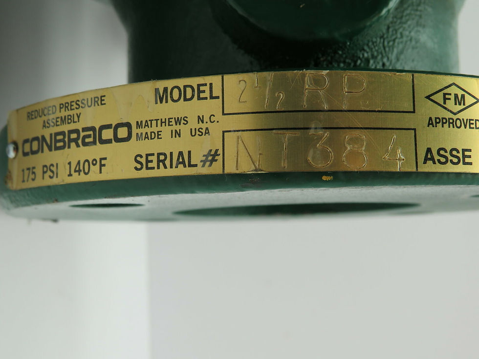 Conbraco 2 1/2 RP Reduced Pressure Assembly 175PSI