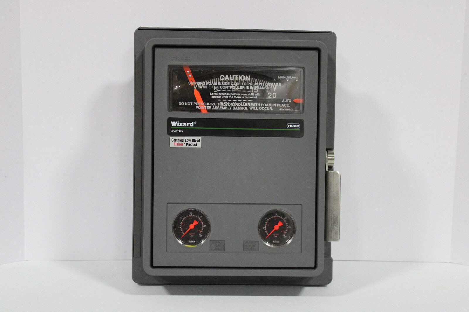 FISHER CONTROLS 4195KBER WIZARD CONTROLLER INPUT 0-200 PSI OUTPUT 15-3 PSI