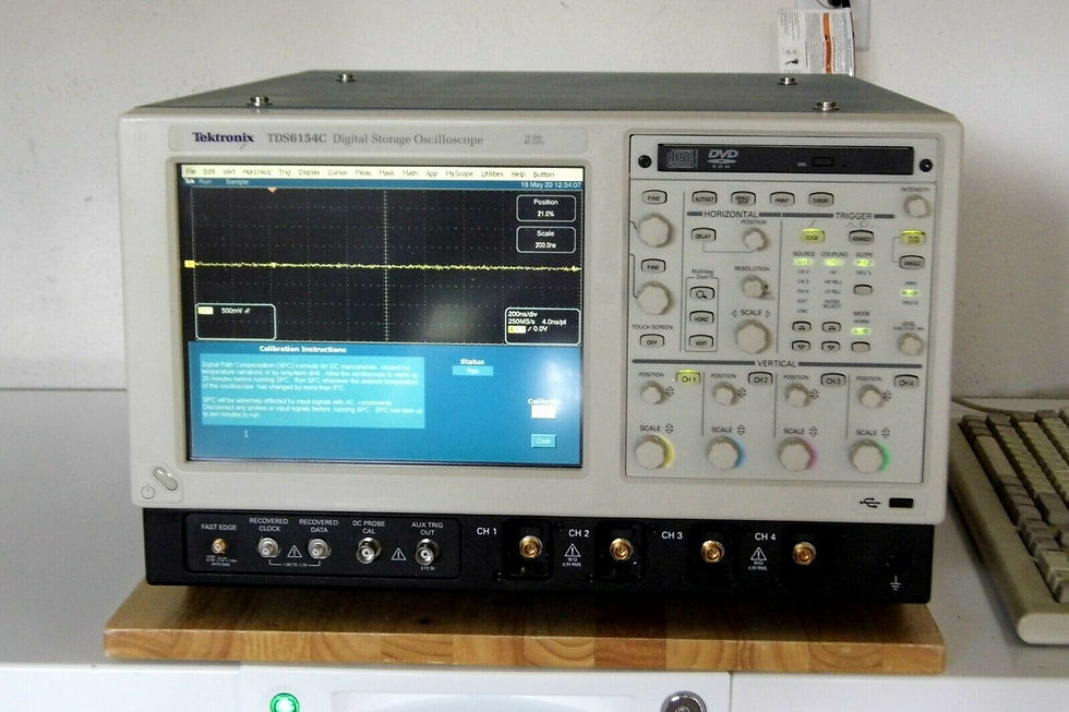 Tektronix TDS6154C w/4M/ST/SM/RTE/PCE/SST/JA3/PTD 4Ch,15GHz,40GS/s NIST