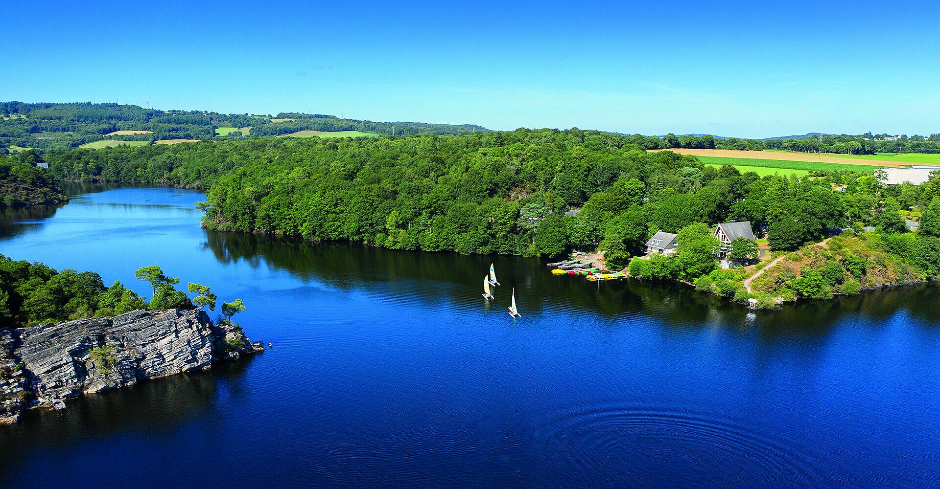 Lac de Guerlédan, Centre Bretagne