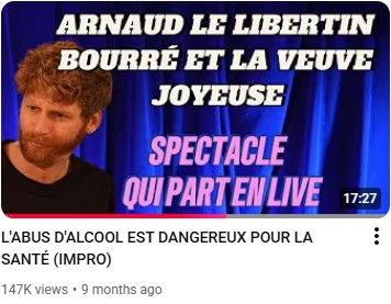 #Humour. Edouard Deloignon, artiste préféré des libertins ?