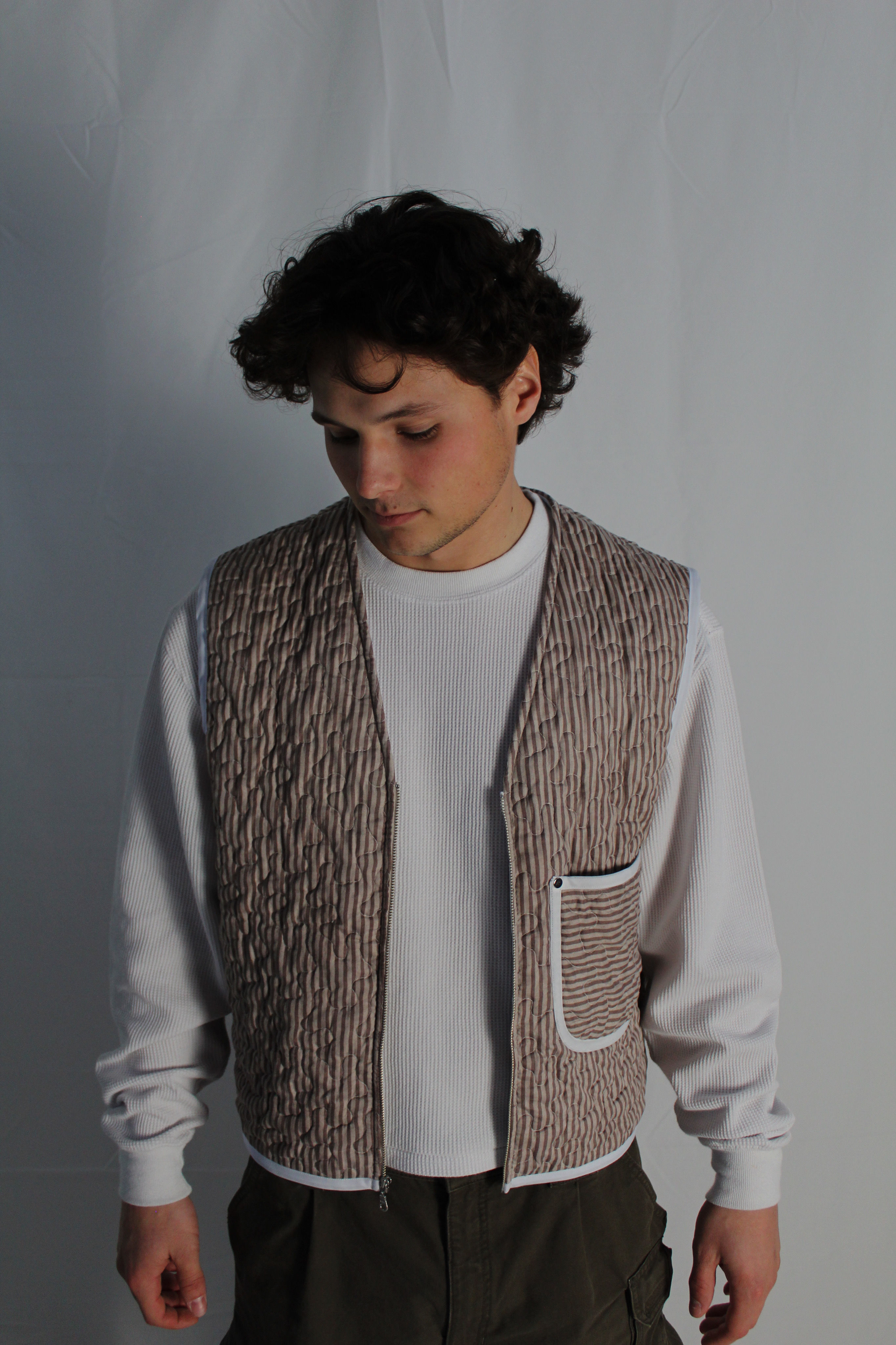 reworked quilted vest