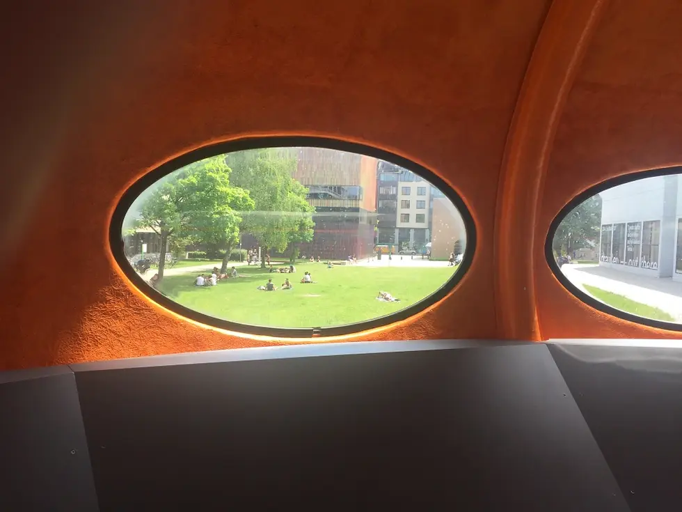 FUTURO (from inside view) photo ©Venetia Kapernekas