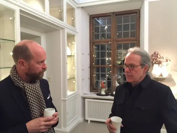 photo @VK - Daniel Wingate (left), artistic director of Escada, and Ted Muehling at the lovely reception.