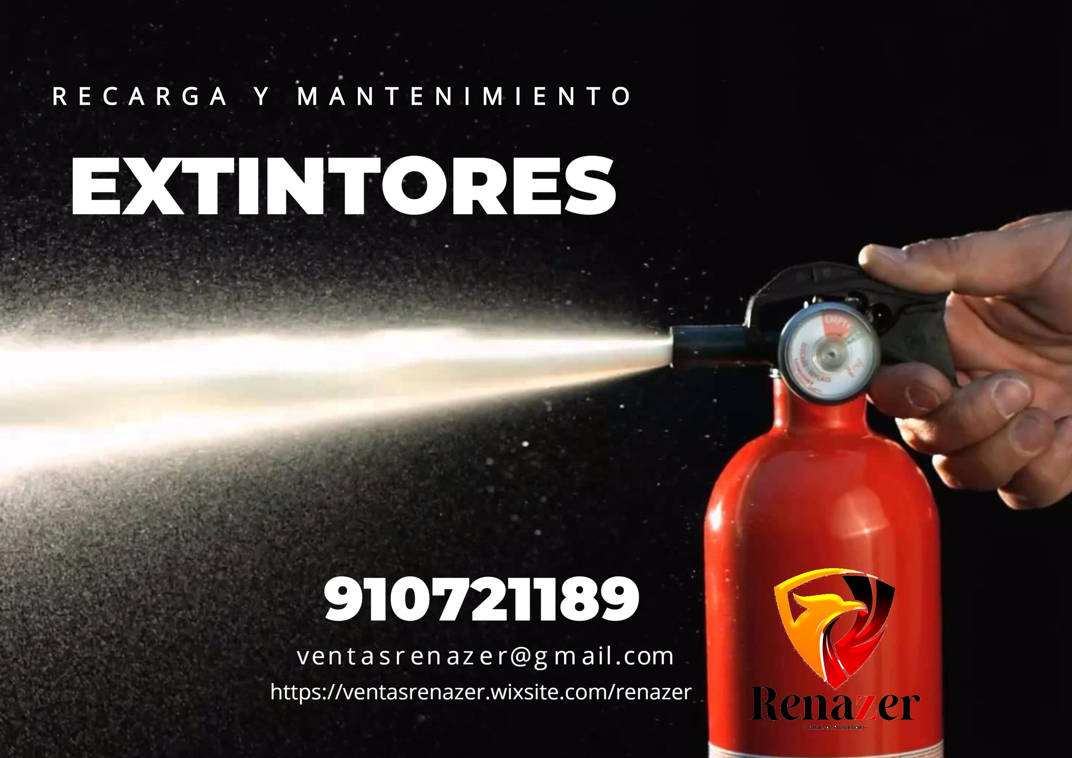 RECARGA Y MANTENIMIENTO DE EXTINTORES
