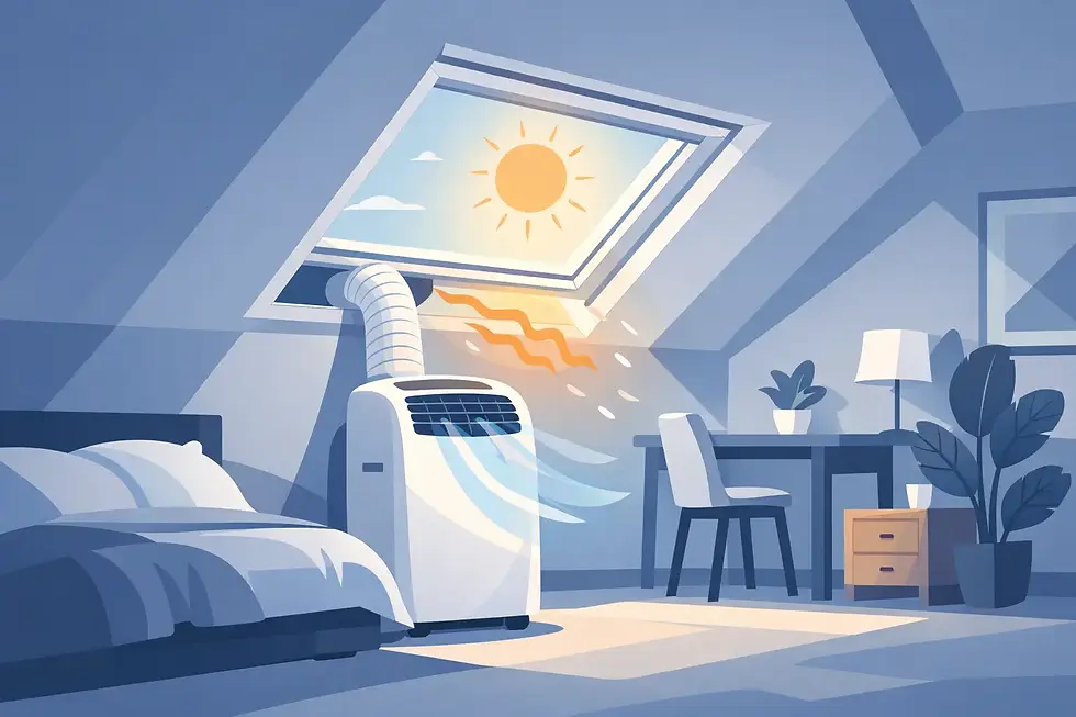 Mobile Klimaanlage im Dachgeschoss richtig wählen
