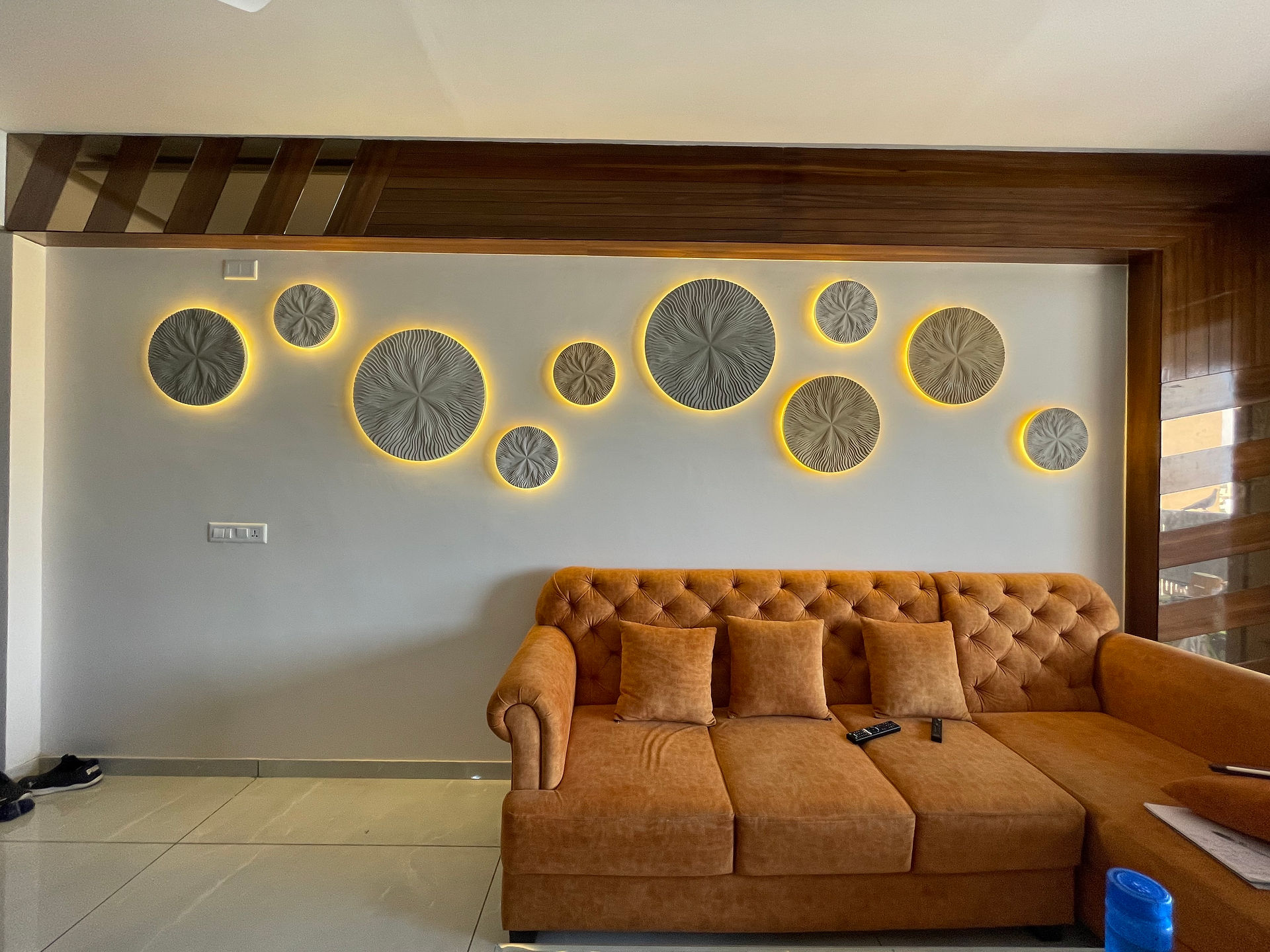 Living room wall decor