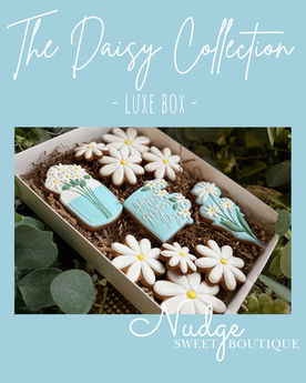 Daisy cookie design luxury giftbox - luxe Mother's Day Gift