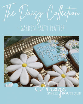 Daisy cookie design cookie platter - Mother's Day Gift