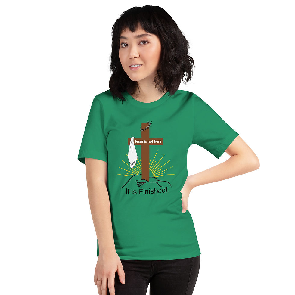 Thumbnail: Cross_Finished Unisex t-shirt