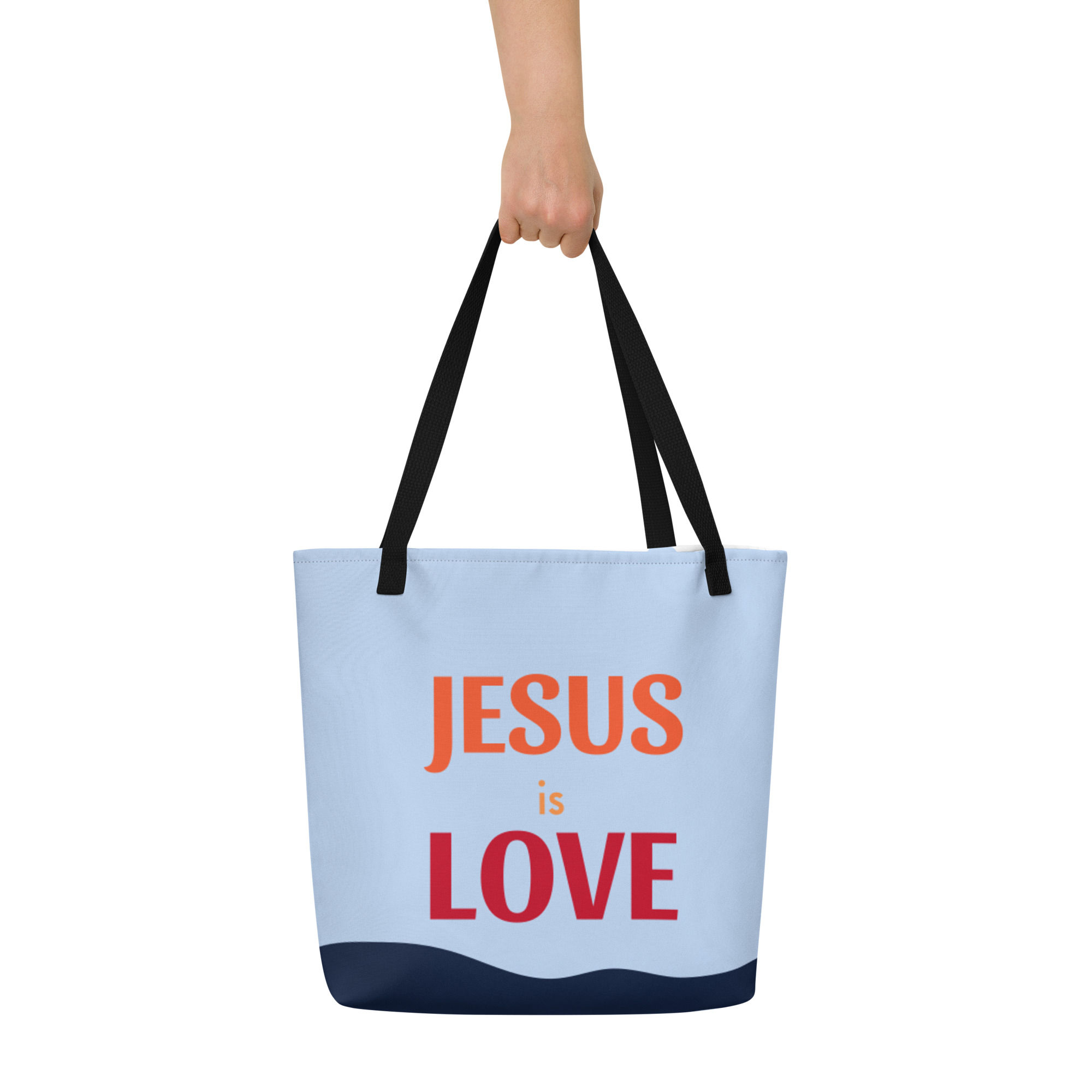 Love Large Tote Bag