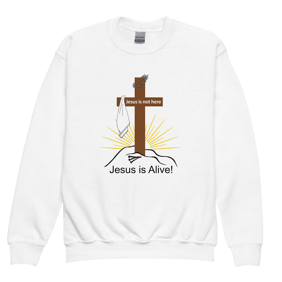 Thumbnail: Cross_Alive Youth Sweatshirt