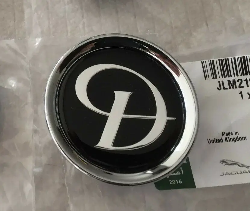 Thumbnail: Centre Cap Badge - Daimler Black & Silver. Single
