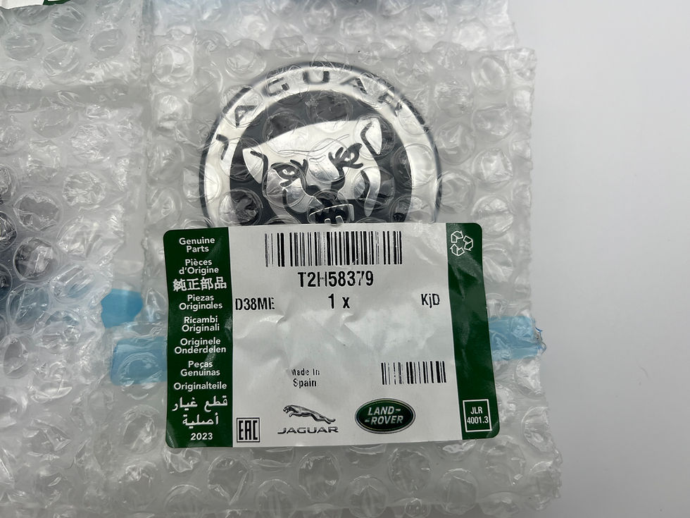 Thumbnail: Centre Cap Badges - Black. Set of 4