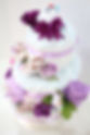 Baby Purple Diaper Cake