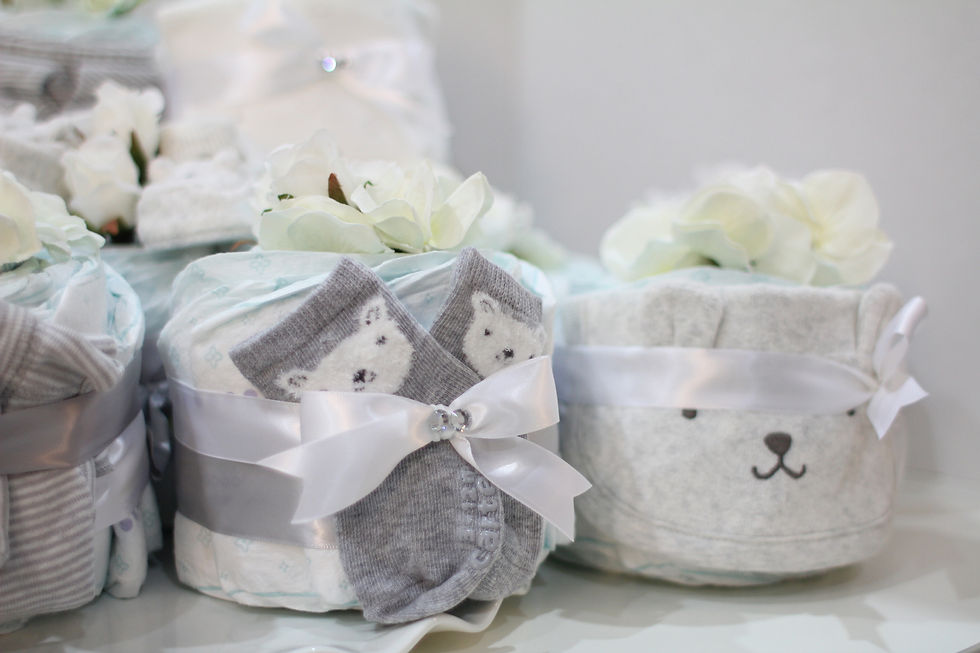 Thumbnail: Baby Shower Centrepieces