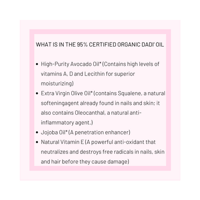 What is in Dadi Oil?