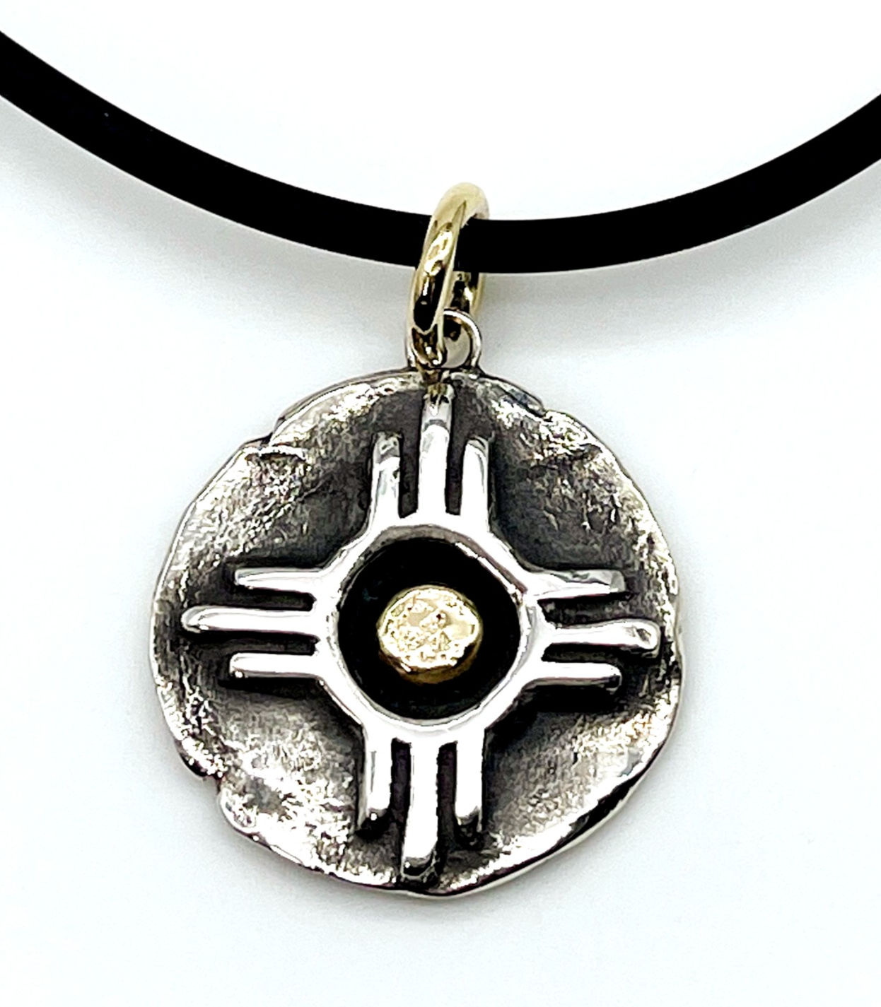 Wichita Flag Relic Medallion w/ Gold Dot