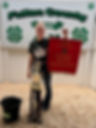 Madi Douglass won the Supreme Master Showmanship Contest at the Fulton County 4-H Fair Thursday.