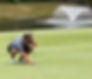 Pioneer junior Ivan Reyes studies a putt on the ninth hole at Sandy Pines Golf Club in DeMotte during Thursday’s regional. Reyes shot a team-low 79. Pioneer finished in 11th place with a 337 and did not advance.
