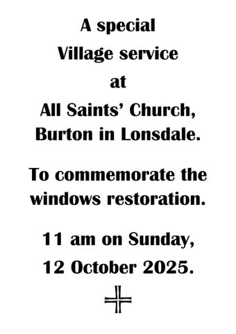 All Saints 12th October 2025