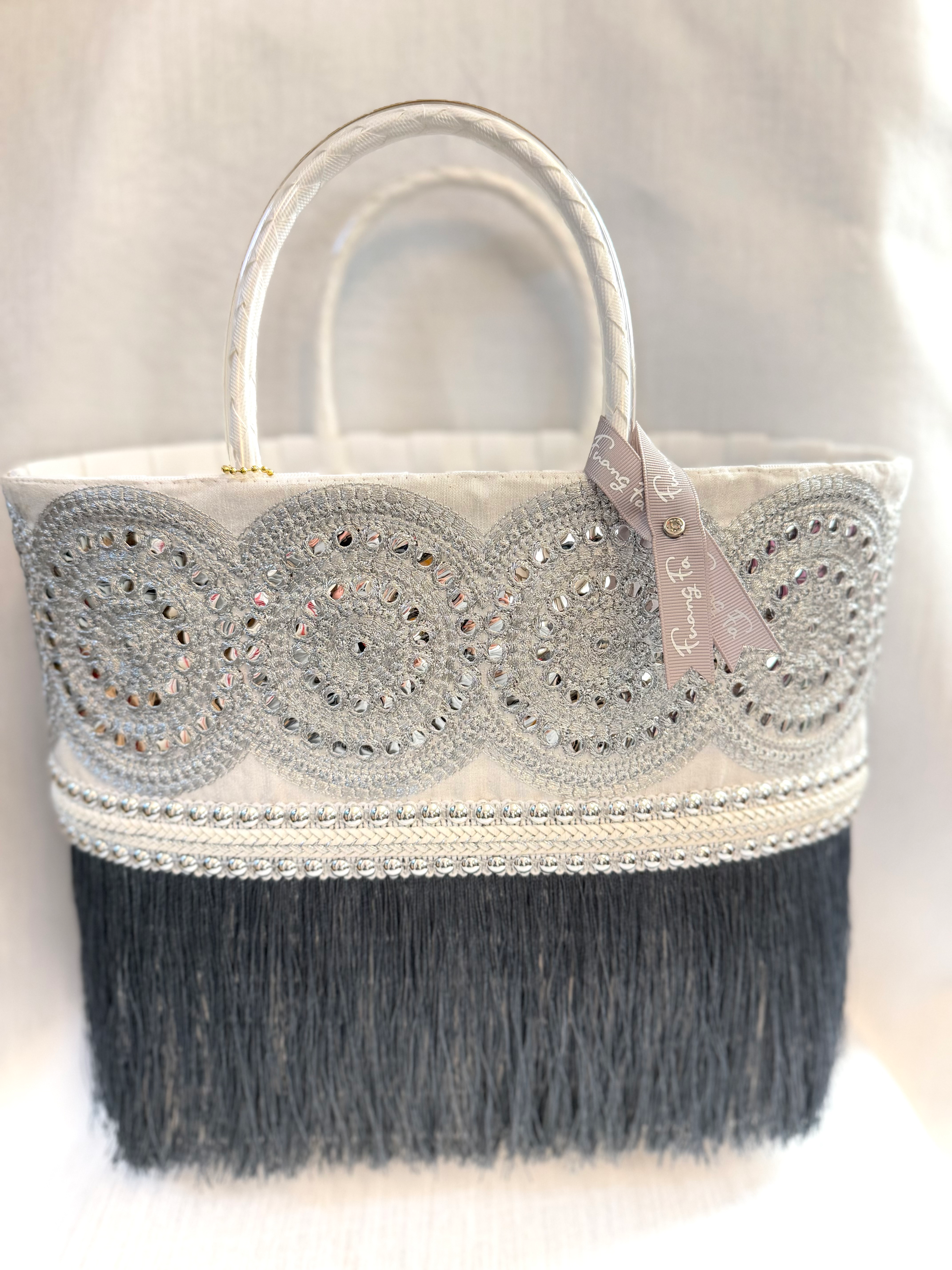 スタッズワイドダブルロングフリンジ M Long 66