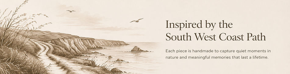 South West Coast Path landscape that inspires Whispers From The Wild Path jewellery