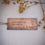 Thumbnail: Personalised Copper Wildflower Bookmark