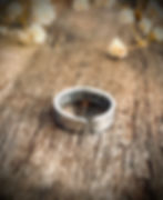 Thumbnail: Lightweight aluminium cuff ring with open adjustable fit and smooth handcrafted finish.