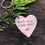 Thumbnail: Copper Heart Keyring Personalised With Name of Your Choice