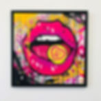 Luscious Candy original painting by graffiti artist machOne at Deep West Gallery
