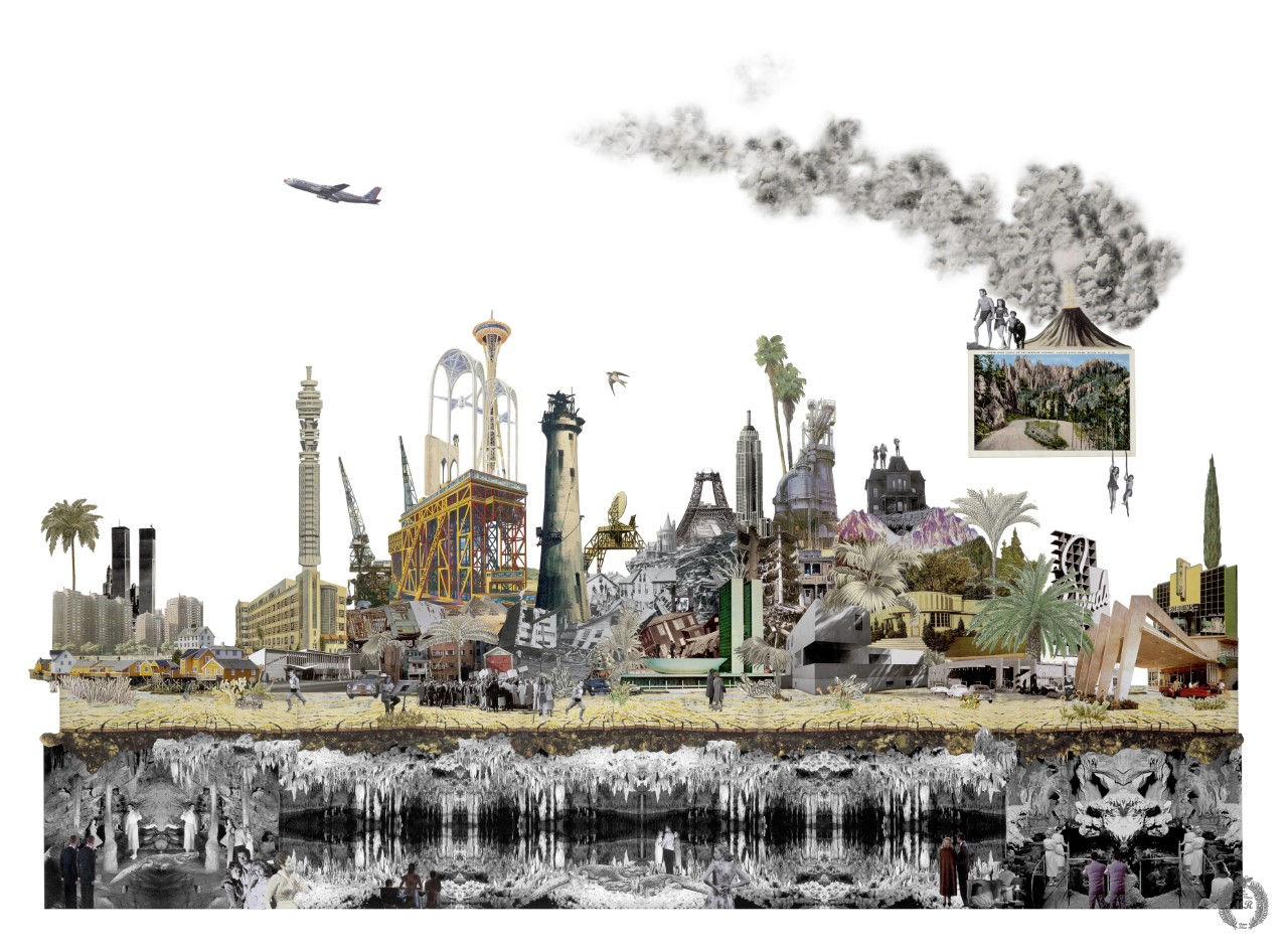 landscape of Tanzania print - Maria Rivans artwork at Deep West Gallery