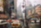 Pop Goes New York I print by contemporary pop artist Dirty Hans at Deep West Gallery