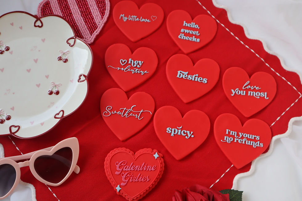 Thumbnail: Individual Biscuit - Valentines + Galentines