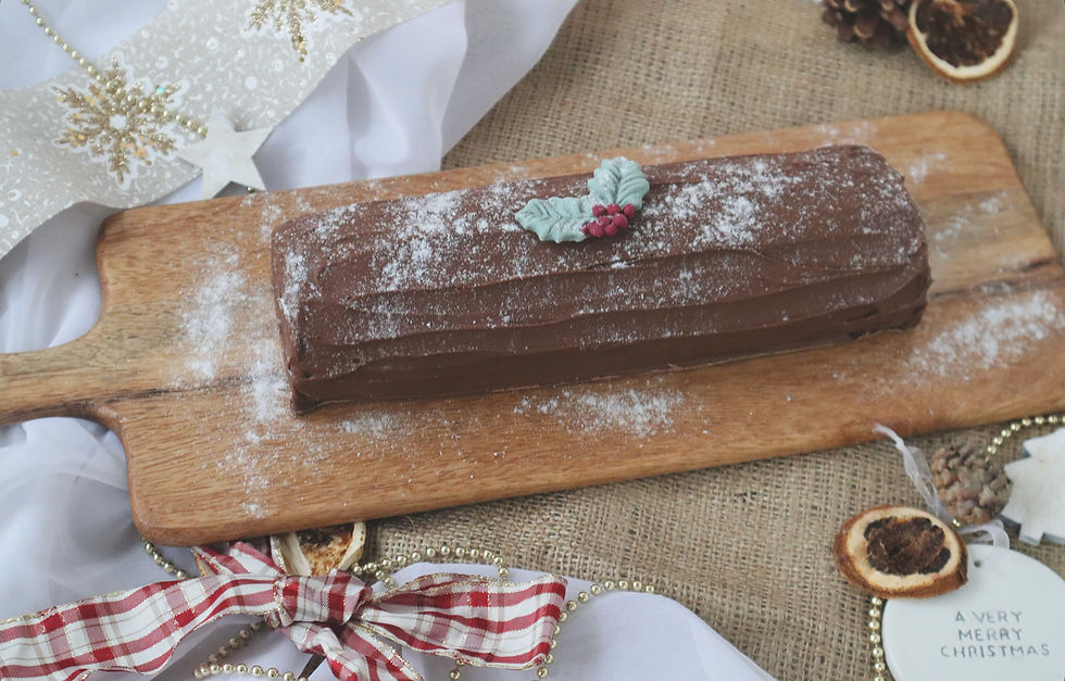 Thumbnail: Christmas Brownie Yule Log