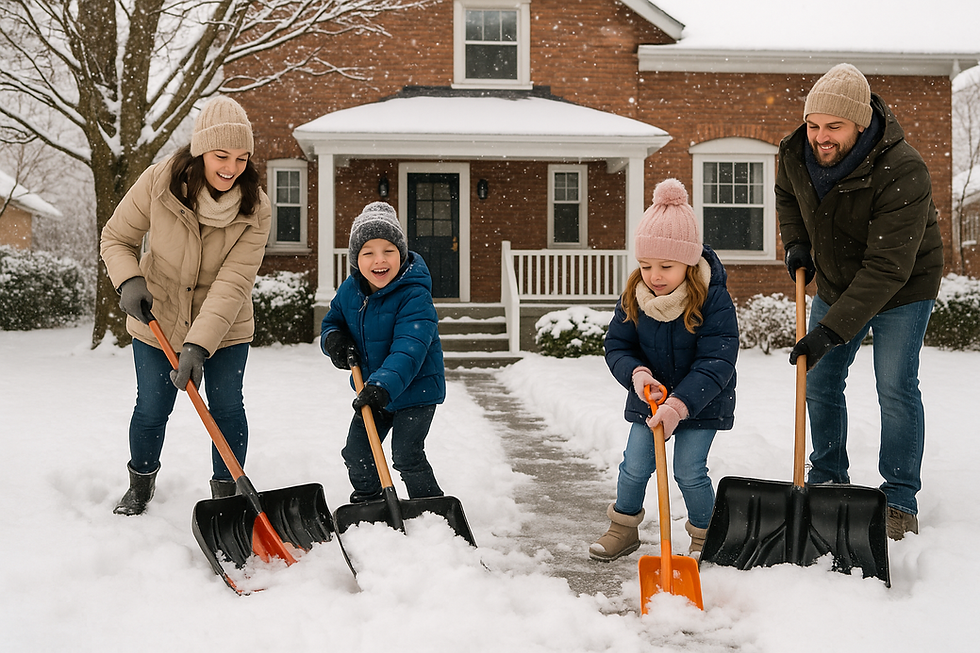 VENDRE SA MAISON EN HIVER :